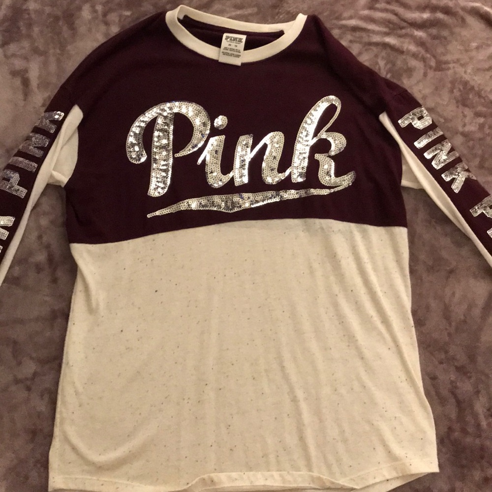 PINK Sequin Top